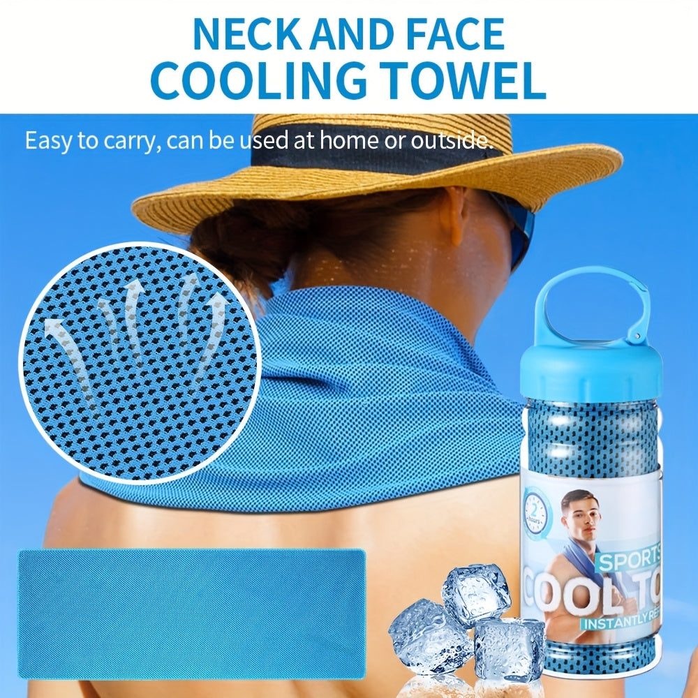 Sports Towel with Machine-Washable, 3 Pack, Ice Cooling Cup Holder Lightweight Reusable - product gallery image 2