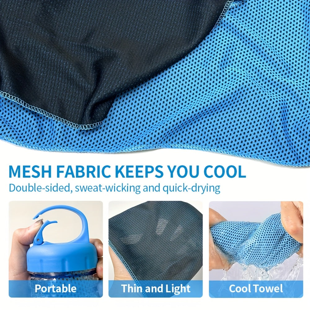 Sports Towel with Machine-Washable, 3 Pack, Ice Cooling Cup Holder Lightweight Reusable - product gallery image 4