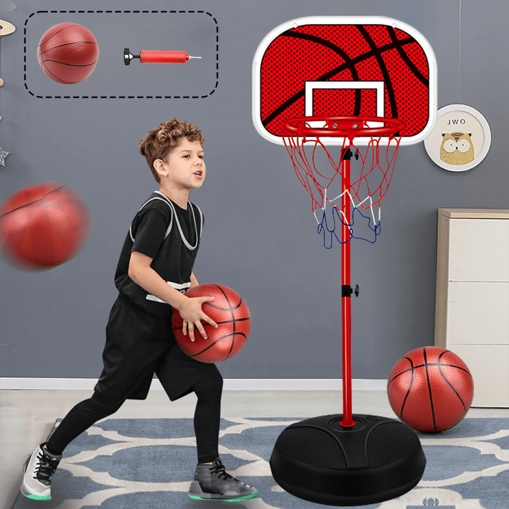 Sports Toys & Equipment with Adjustable Height, Freestanding