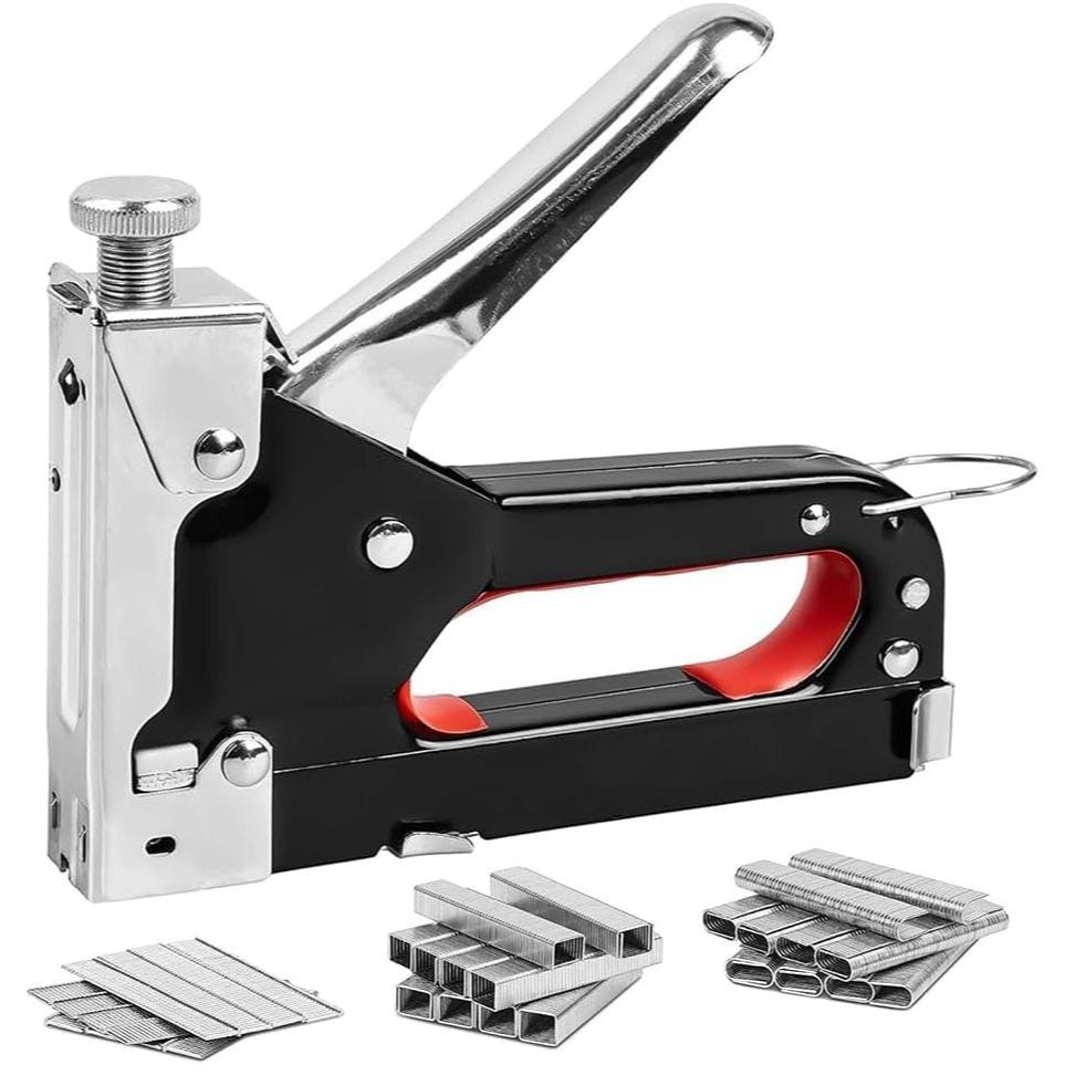 Staple Gun with Non-Slip, Metal, 3-in-1 Heavy Duty Kit Staples (T/U/D - product gallery image 3