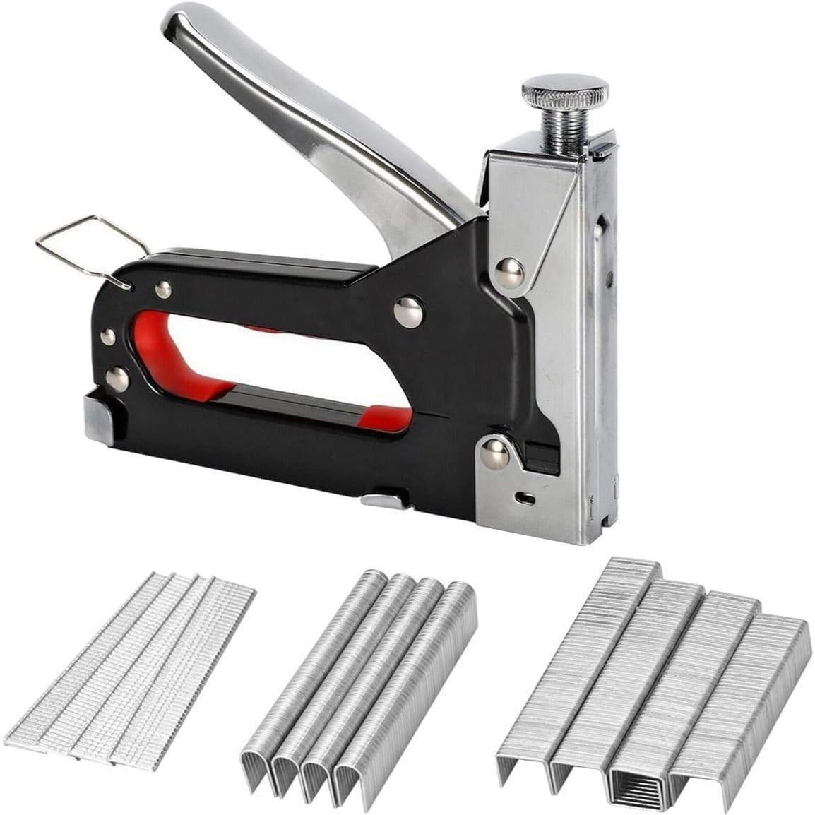 Staple Gun with Non-Slip, Metal, 3-in-1 Heavy Duty Kit Staples (T/U/D - product gallery image 8