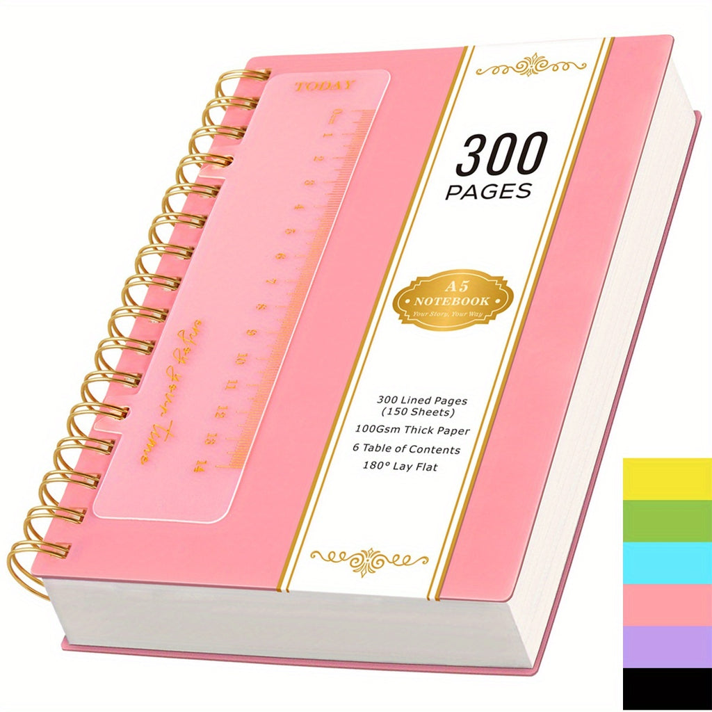 Stationery with A5 Spiral Notebook Pages of 100gsm