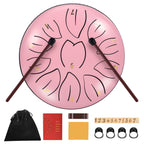 Steel Tongue Drum 11 Note 6 Inches D-Key with 11 Notes