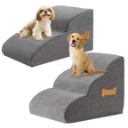 Step or 3-Step Dog Stairs with Removable with Machine-Washable, Non-Slip - product gallery image 4