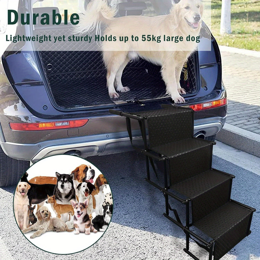 Step Stairs Folding Portable Dog Ramp Boot with Foldable, Non-Slip - product gallery image 5