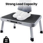 Step Stool with Foldable, Non-Slip, 150kg, Wood for living rooms - product gallery image 2