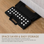 Step Stool with Foldable, Non-Slip, Plastic, Folding Inch Carry Handle Anti-Slip Footpad - product gallery image 9