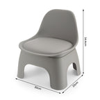 Stool with Space-Saving, Lumbar Support, Plastic for kitchens - product gallery image 5