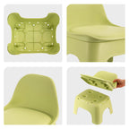 Stool with Space-Saving, Lumbar Support, Plastic for kitchens - product gallery image 7