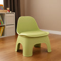 Stool with Space-Saving, Lumbar Support, Plastic for kitchens - green option
