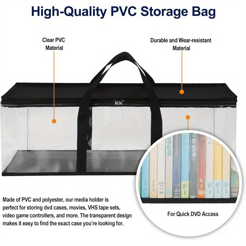 Storage Bag with 2pcs, DVD CD Bags Zip Closure Extra - product gallery image 3