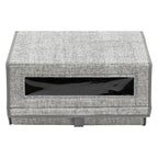 Storage Box with 2, Stackable Fabric Shoe Boxes of Lid - product gallery image 7