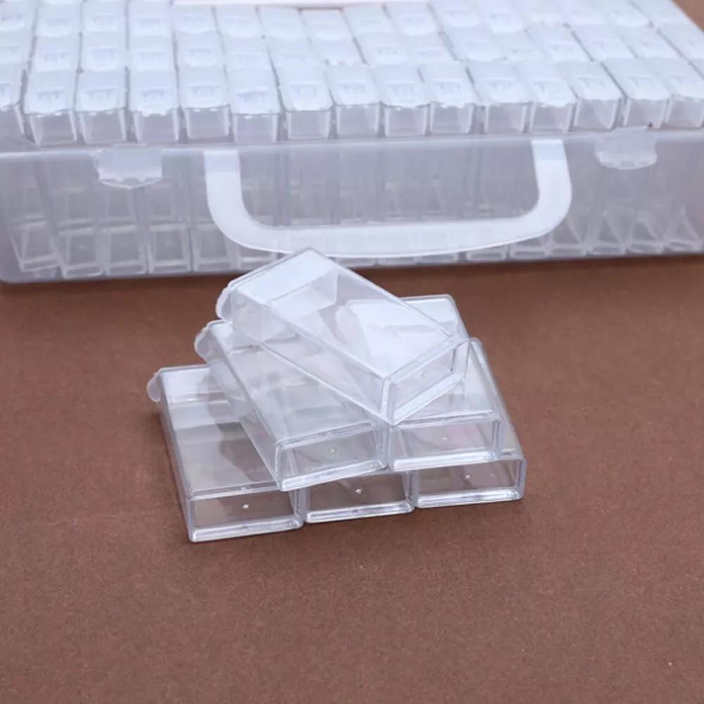 Storage Box with 64 Slot, Diamond Painting Boxes Pot Bead Organiser - product gallery image 10