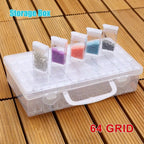 Storage Box with 64 Slot, Diamond Painting Boxes Pot Bead Organiser - product gallery image 4
