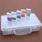 Storage Box with 64 Slot, Diamond Painting Boxes Pot Bead Organiser - product gallery image 8