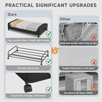 Storage Box with Space-Saving, Foldable, 2 Pack, Under Bed Bags Large Foldable Boxes - product gallery image 12