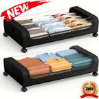 Storage Box with Space-Saving, Foldable, 2 Pack, Under Bed Bags Large Foldable Boxes - product gallery image 4