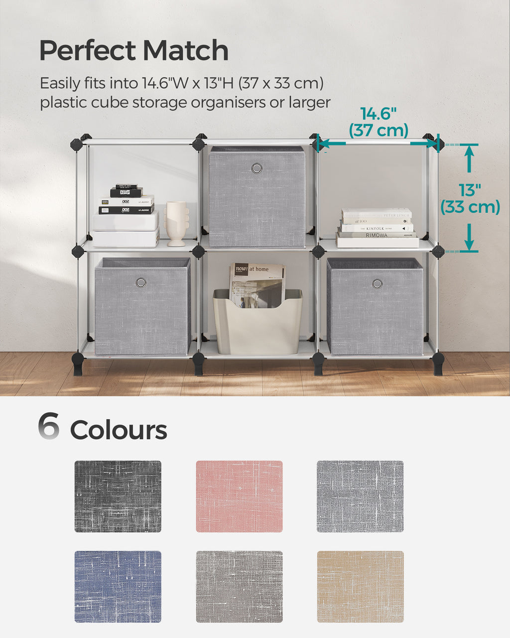 Storage Box with Space-Saving, Foldable, Machine-Washable - product gallery image 11