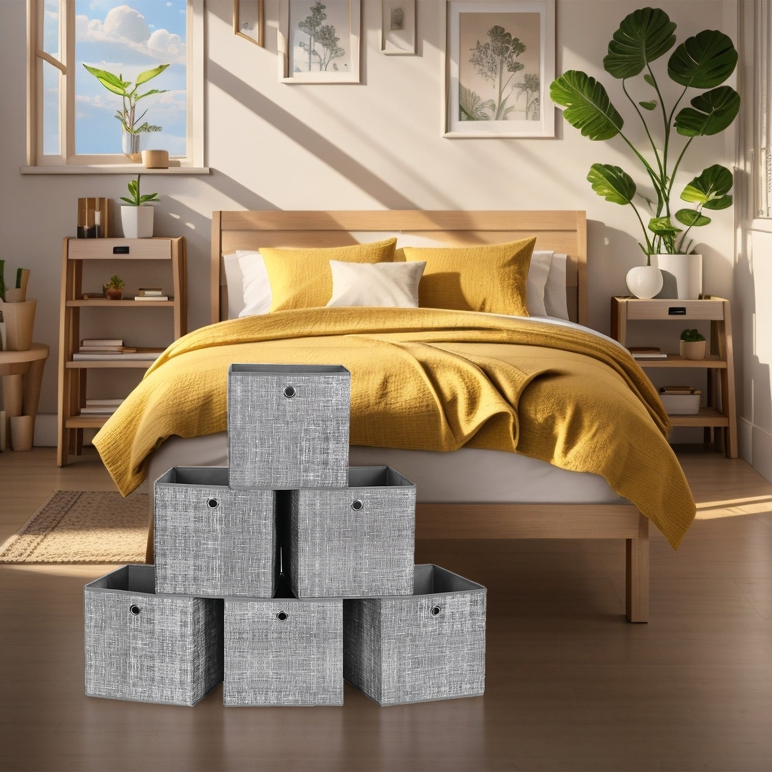 Storage Box with Space-Saving, Foldable, Machine-Washable - product gallery image 3