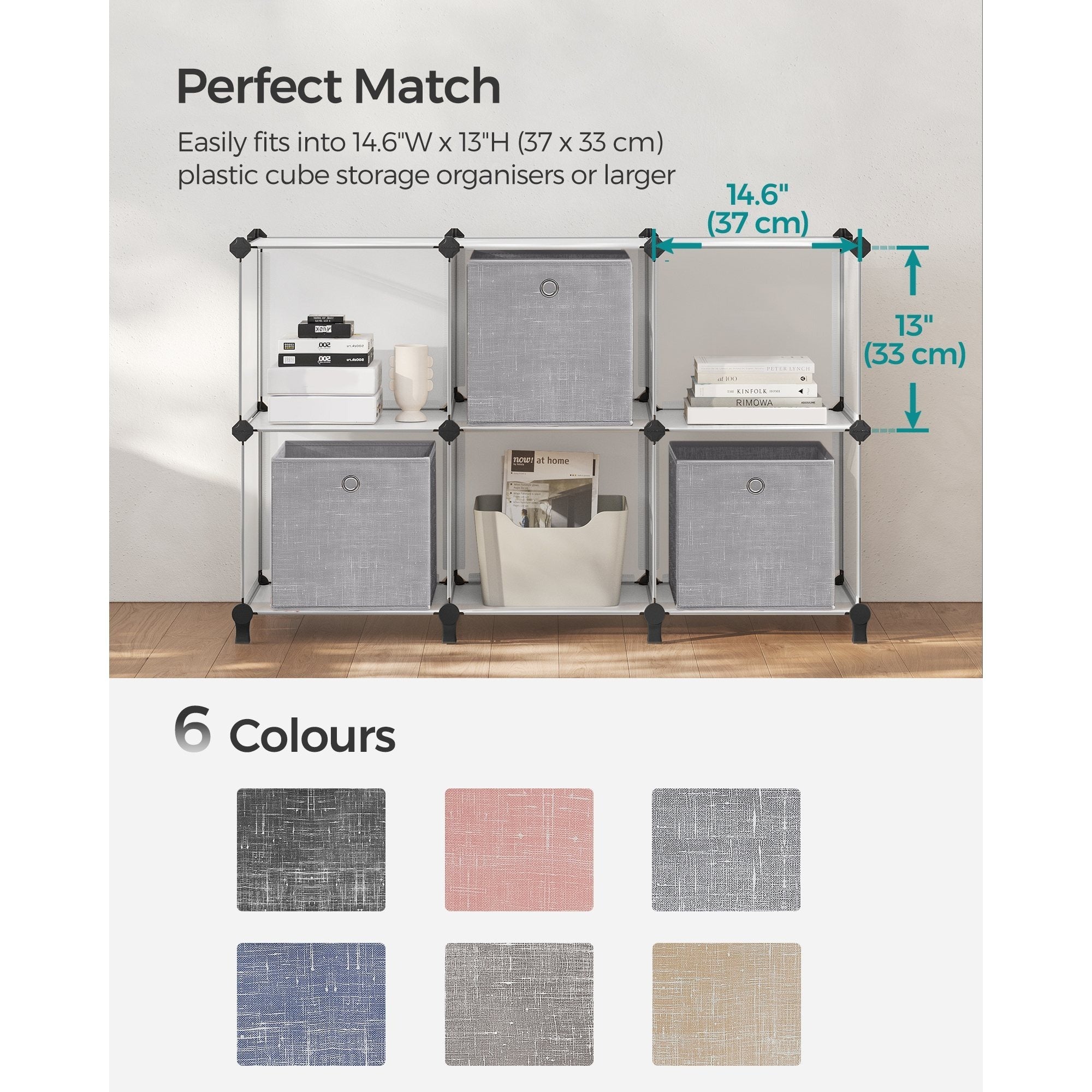 Storage Box with Space-Saving, Foldable, Machine-Washable - product gallery image 7