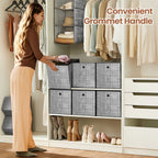 Storage Box with Space-Saving, Foldable, Machine-Washable