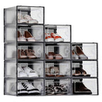 Storage Box with Space-Saving, Foldable, Plastic, W23 x D33 x H14cm-Single Box - product gallery image 11