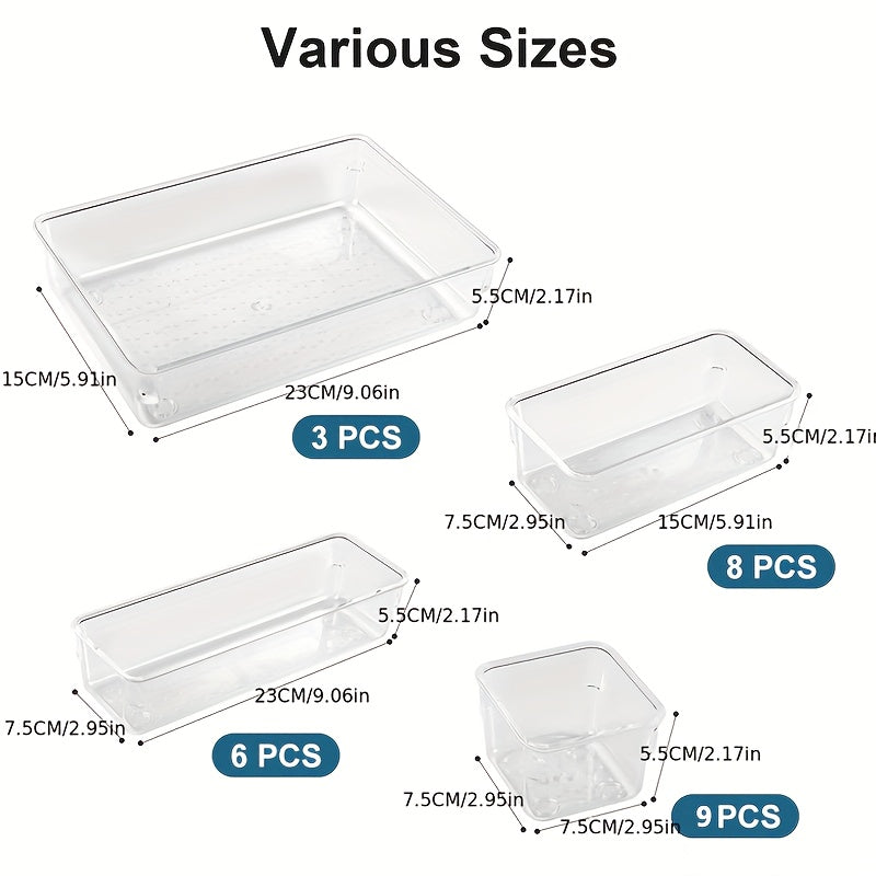 Storage Box with Space-Saving, Plastic, 26PCS/Set for home offices - product gallery image 4
