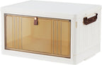 Storage Box with Wheels, Lockable, Plastic, 4-Tier Stackable Wheels Lids Total Clear - product gallery image 12