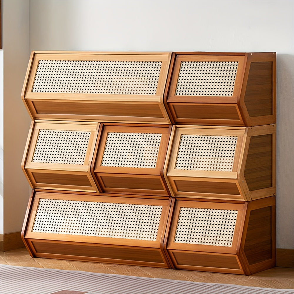 Storage Cabinet with Space-Saving, Easy Assembly, Freestanding - product gallery image 6