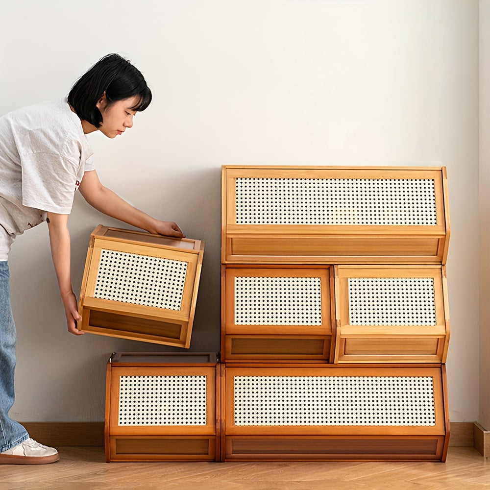 Storage Cabinet with Space-Saving, Easy Assembly, Freestanding - product gallery image 7