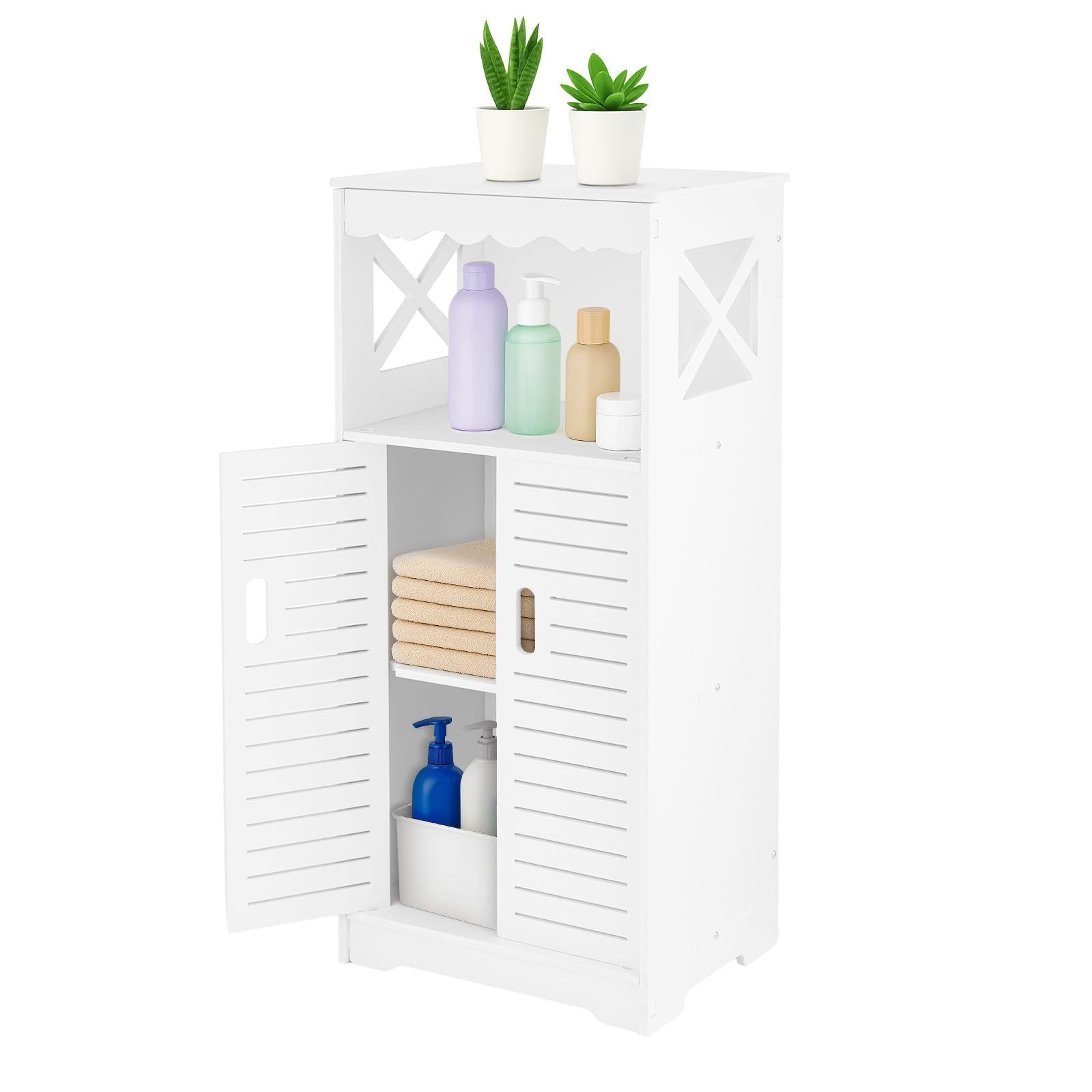 Storage Cabinet with Space-Saving, Freestanding for living rooms - product gallery image 2