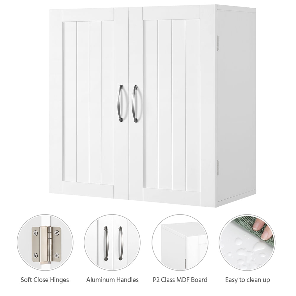 Storage Cabinet with Wall-Mounted, Easy Assembly, Adjustable Shelf - product gallery image 4
