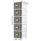 Storage Drawer Unit with Pull-Out, Plastic for home offices - product gallery image 10