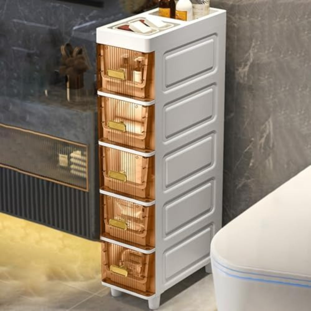 Storage Drawer Unit with Pull-Out, Plastic for home offices - product gallery image 12