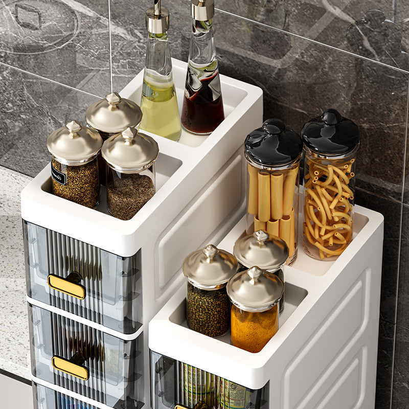 Storage Drawer Unit with Pull-Out, Plastic for home offices - product gallery image 5