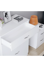 Storage & Organisation with Metal, Five-Drawer Chest Metal Handles Support Rail - product gallery image 16