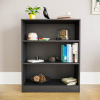 Storage & Organisation with Wood, 3 Tier Low Bookcase 3-Tier Wooden Display Shelves - product gallery image 3