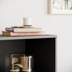Storage & Organisation with Wood, 3 Tier Low Bookcase 3-Tier Wooden Display Shelves - product gallery image 5