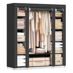 Storage Organiser with Foldable, Easy Assembly, Metal