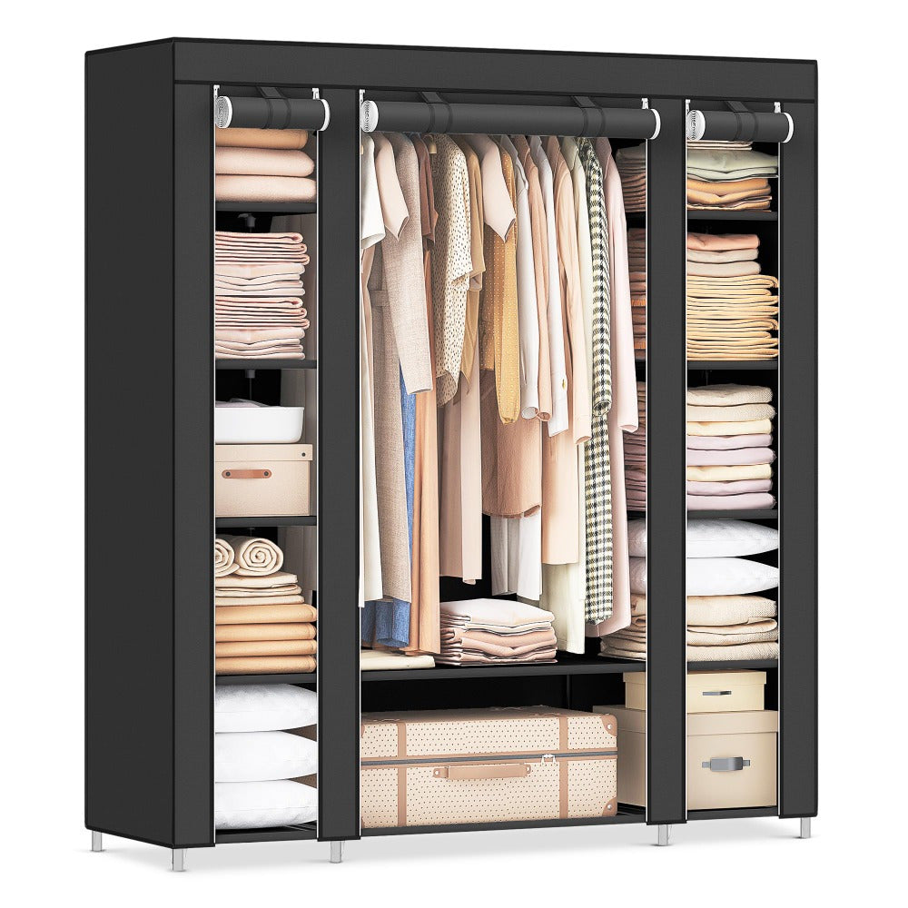 Storage Organiser with Foldable, Easy Assembly, Metal