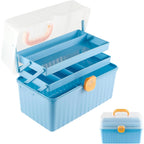 Storage Organiser with Foldable, Plastic, 3-Layer Multipurpose Box Large Capacity - product gallery image 6