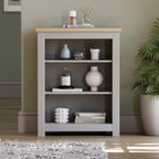 Storage Organiser with Freestanding, Wood, 3-Tier Bookcase Shaker Style Shelving Unit - product gallery image 7