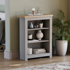 Storage Organiser with Freestanding, Wood, 3-Tier Bookcase Shaker Style Shelving Unit