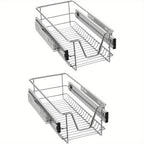Storage Organiser with Pull-Out, 600mm, Metal for bedrooms - product gallery image 2