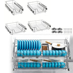 Storage Organiser with Pull-Out, 600mm, Metal for bedrooms