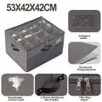 Storage Organiser with Space-Saving, Foldable, Freestanding