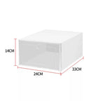Storage Organiser with Space-Saving, Foldable, Lockable, Plastic - product gallery image 3