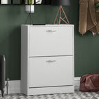 Storage Organiser with Stainless Steel, Shoe Cabinet Spacious Drawers Stainless Steel - product gallery image 12