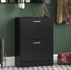 Storage Organiser with Stainless Steel, Shoe Cabinet Spacious Drawers Stainless Steel - product gallery image 13
