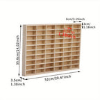 Storage Organiser with Wall-Mounted, Wheels, Wood for bedrooms - product gallery image 3
